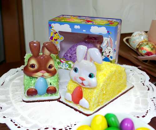 Bunny In A Box with Coconut Icing or Airbrush