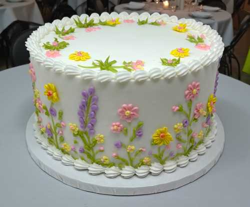 Buttercream Blossom Cake 🌸