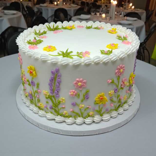 Buttercream Blossom Cake ๐ธ