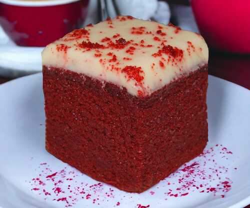 Red Velvet Cake Squares - Dozen