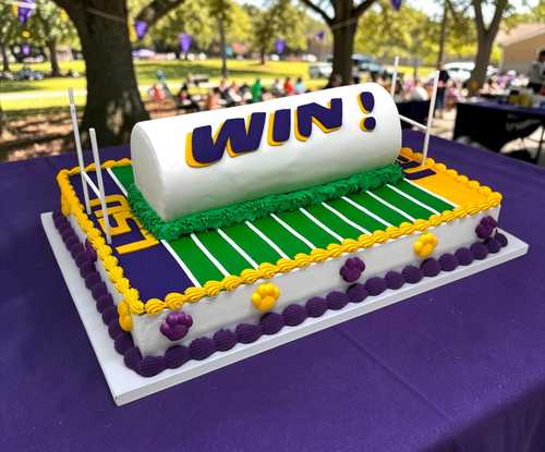 Purple & Gold Cakes!