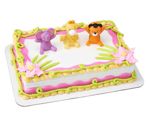 Safari Bath Toys DecoSet® - Pink