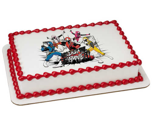 Power Rangers™ Ninja Steel PhotoCake® Edible Image®