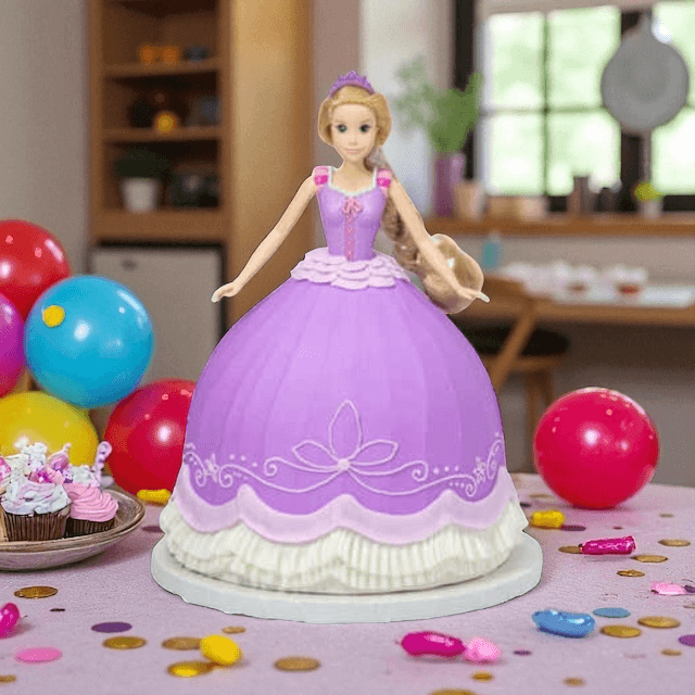 Disney Princess Doll Cake - Rapunzel