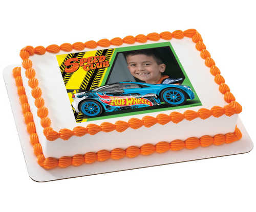Hot Wheels Driven to Thrill PhotoCake® Frame
