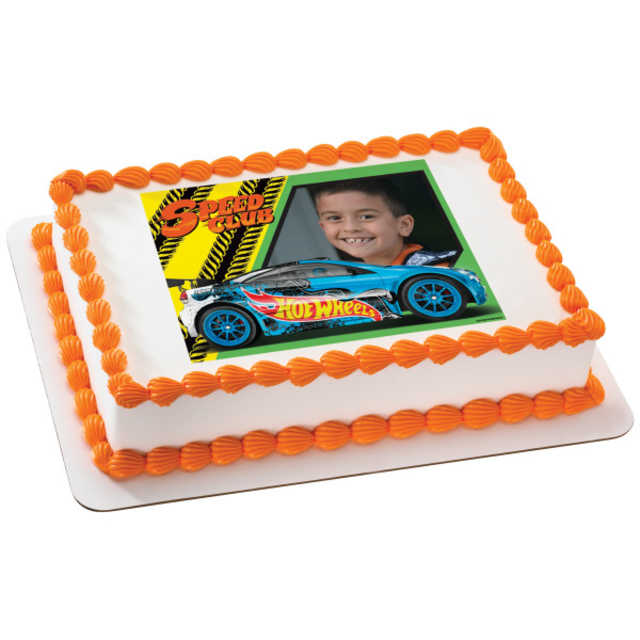 Hot Wheels Driven to Thrill PhotoCake® Frame