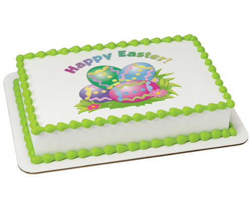 Easter Eggs PhotoCake® Edible Image®