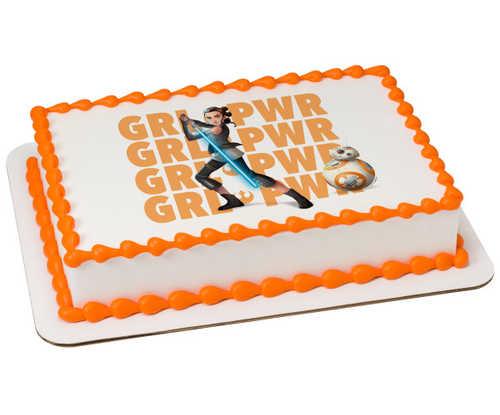 Star Wars™ Forces of Destiny GRL PWR PhotoCake® Edible Image®