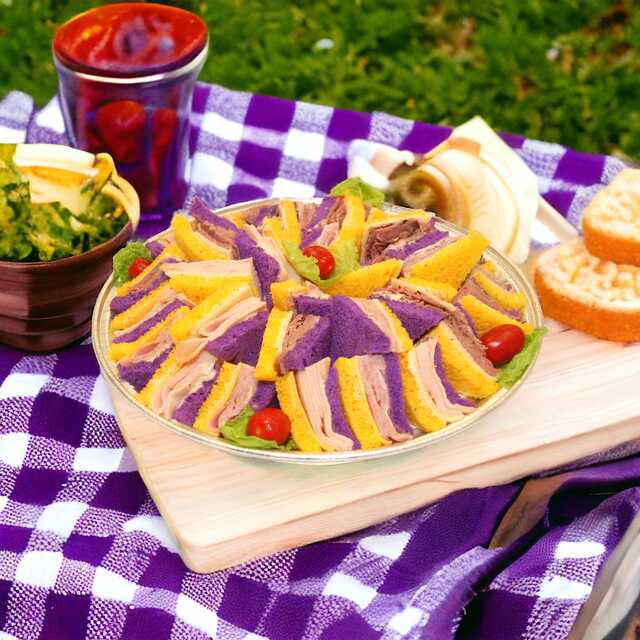 Tiger Sandwich Tray -  Geaux Tigers!!!