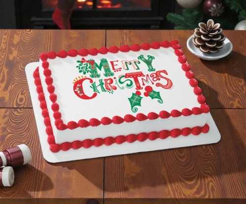 Merrymaking Merry Christmas PhotoCake® Edible Image®
