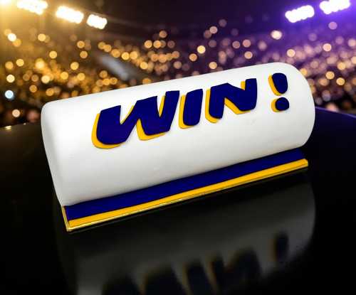 LSU WIN BAR! Cake 💜💛 🐯 🏈