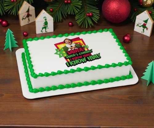Elf the Movie Santa's Coming! PhotoCake® Edible Image®