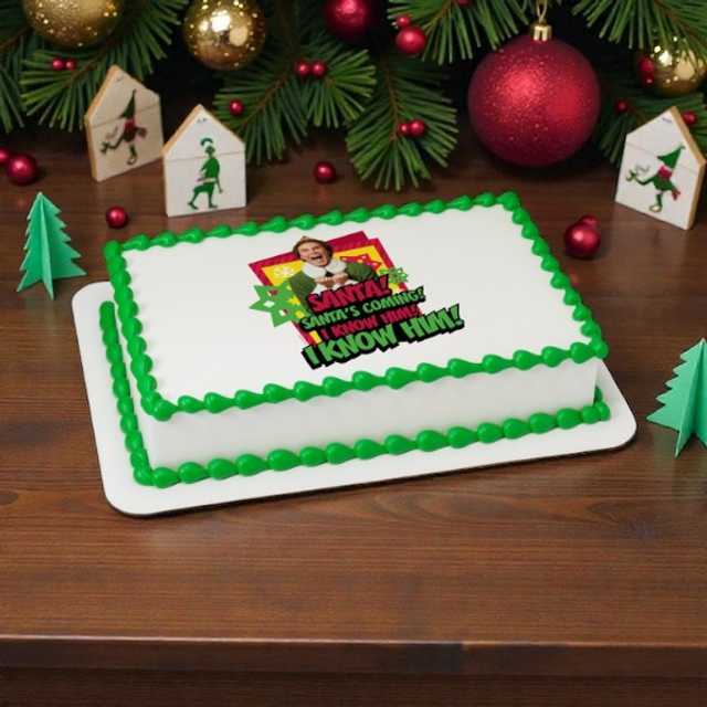 Elf the Movie Santa's Coming! PhotoCake® Edible Image®