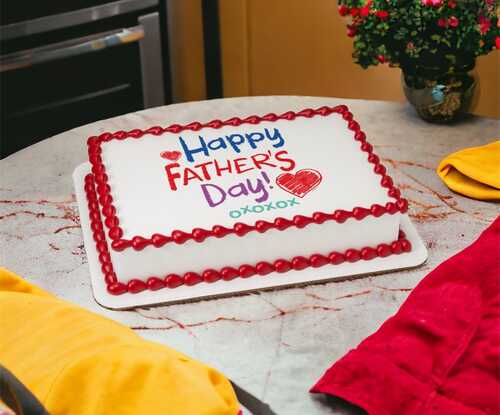 Happy Father's Day Crayon PhotoCake® Edible Image®