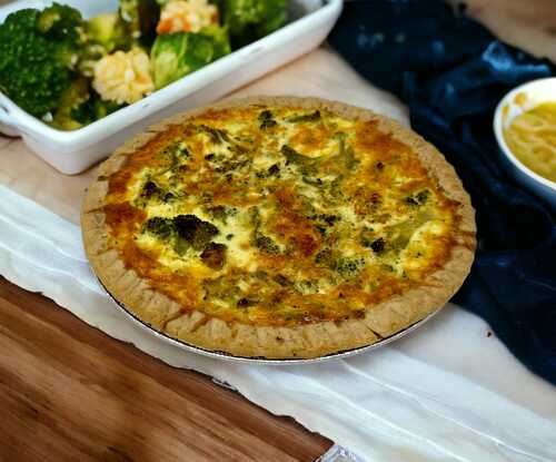 Broccoli and Cheese Quiche