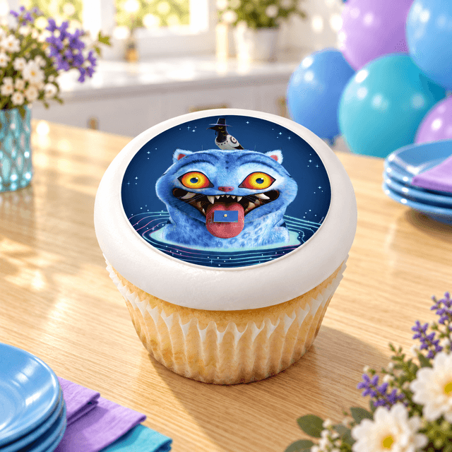 KPop Demon Hunters Derpy PhotoCake® Edible Image® (12 Cupcakes)