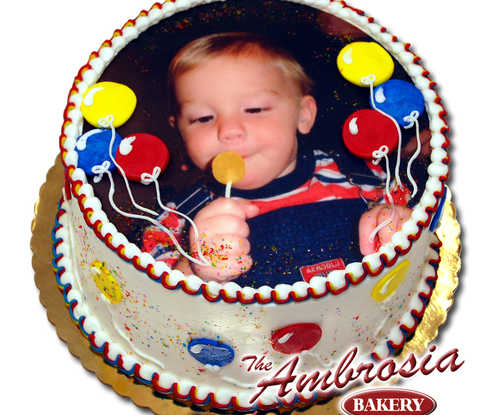 Custom Photo Cake