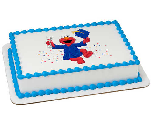 Sesame Street® Elmo Graduate PhotoCake® Edible Image®
