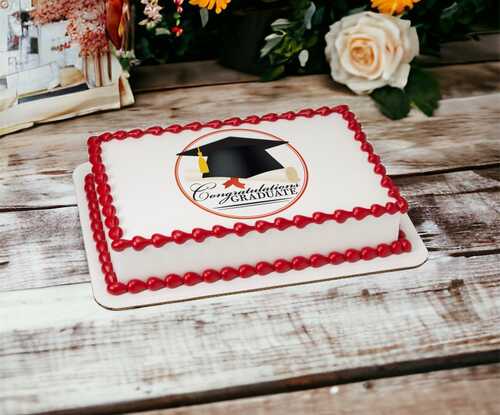 Grad Cap PhotoCake® Edible Image®