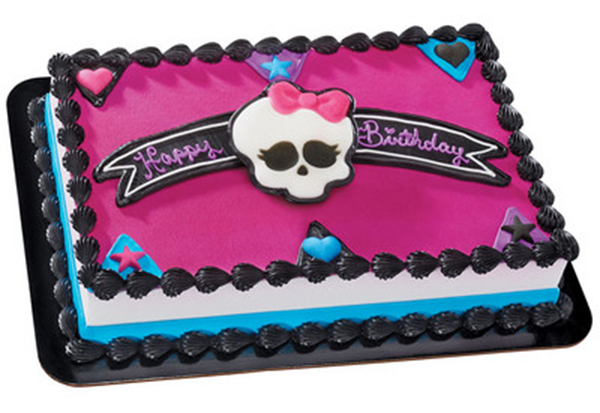 birthday kit cakes monster high sheet cakes