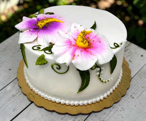 Hibiscus Cake 🌺🎂 Tropical Floral Celebration ✨
