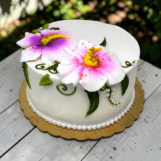 Hibiscus Cake ๐บ๐ Tropical Floral Celebration โจ