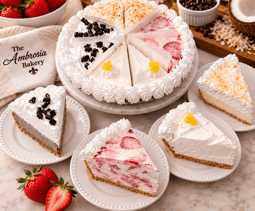Ambrosia Pie Sampler – Assorted Cream Pie Dessert 🥧✨