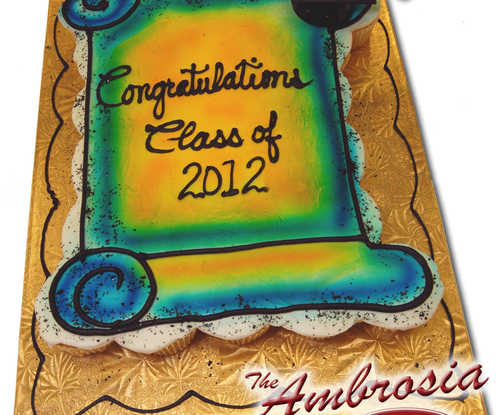 Graduation Scroll (26 Cupcakes)