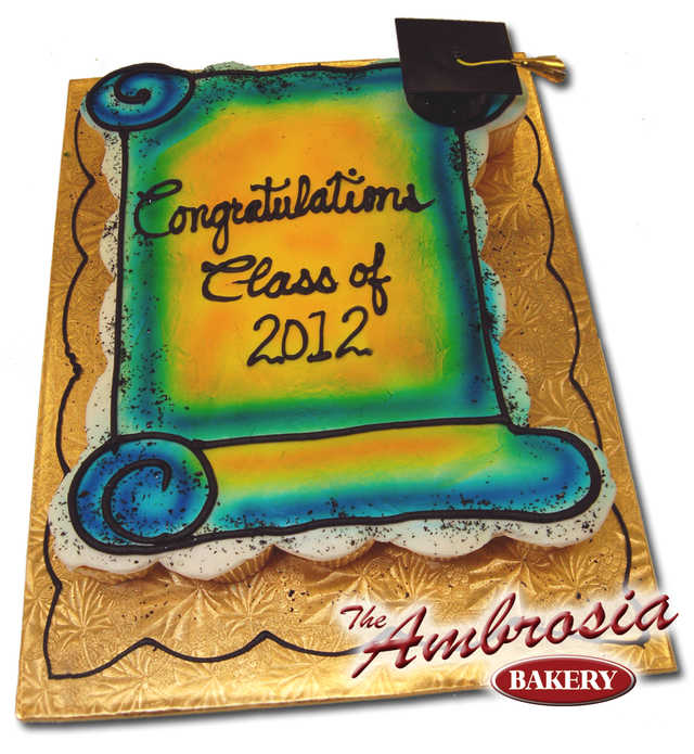 Graduation Scroll (26 Cupcakes) 