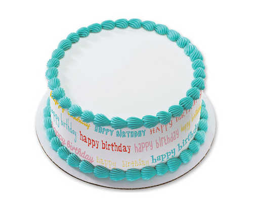 Birthday Blowout Candles PhotoCake® Image Strips