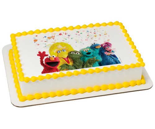 Sesame Street® 50th Anniversary PhotoCake® Edible Image®