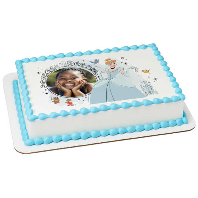 Disney Princess Cinderella PhotoCake® Edible Image® Frame