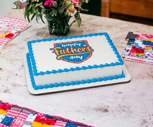 Happy Father's Day Hero PhotoCake® Edible Image®