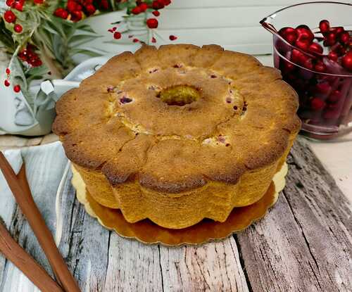 Cranberry Pound Cake