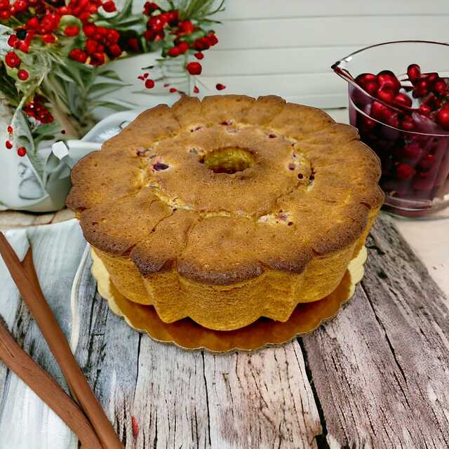 Cranberry Pound Cake