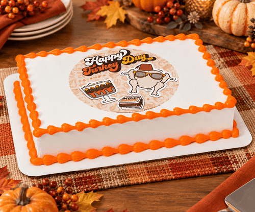 Friends Thankful PhotoCake® Edible Image® Cake