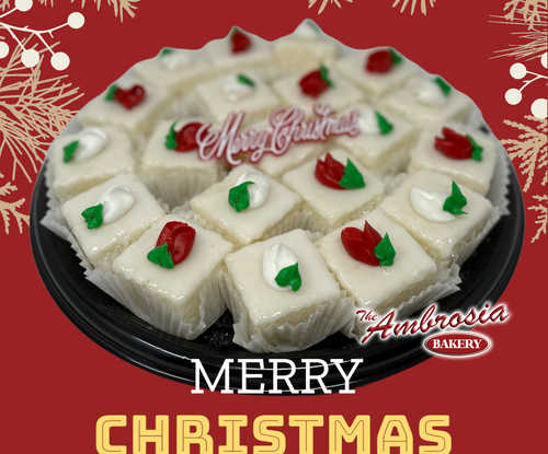 "Christmas" Petit Four Trays 