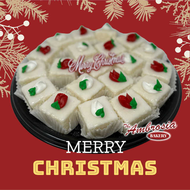 "Christmas" Petit Four Trays 