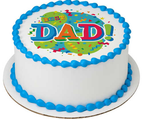 Best Dad Edible Image® Confetti
