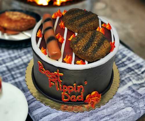 Best Flippin' Dad Father's Day Cake
