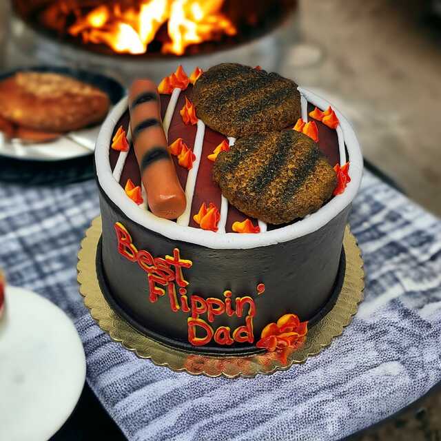 Best Flippin' Dad Father's Day Cake