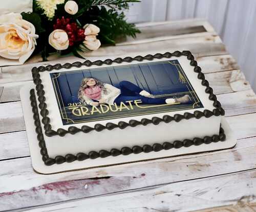 2024 Graduate PhotoCake® Edible Image® Frame