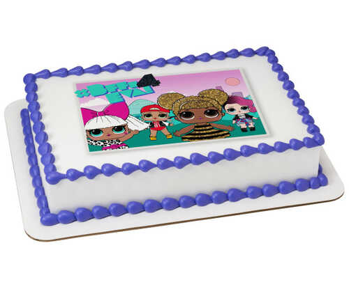 L.O.L. SURPRISE!™ You Glow Girl PhotoCake® Edible Image®