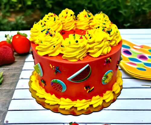 Fun and Fruity Cake