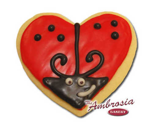Love Bug Cutout Cookie