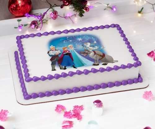 Disney - Frozen Northern Lights Icy Magic PhotoCake® Image