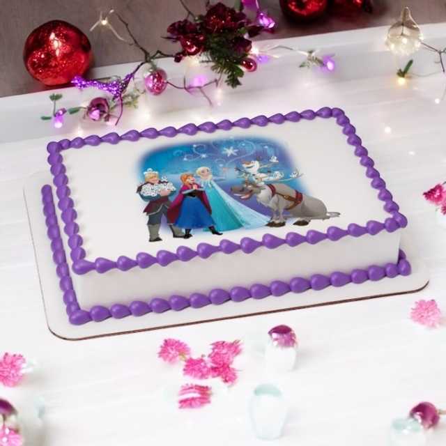 Disney - Frozen Northern Lights Icy Magic PhotoCake® Image