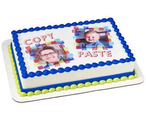 Copy And Paste PhotoCake® Edible Image® Frame