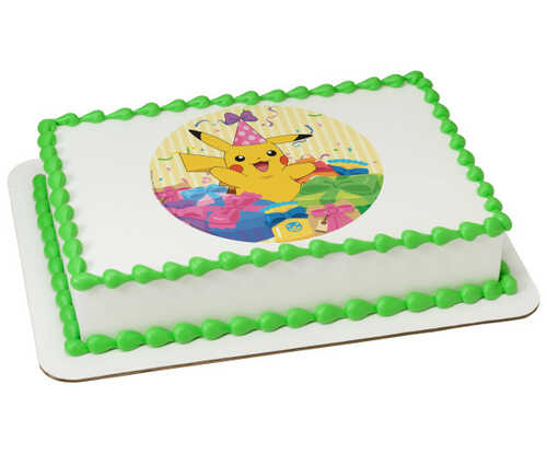 Pokémon Pikachu PhotoCake® Edible Image® / Pokemon