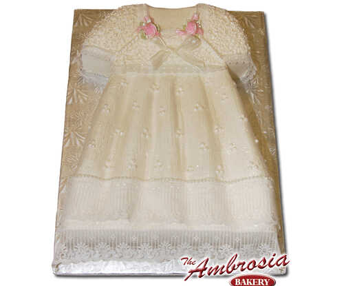 Buttercream Christening Gown